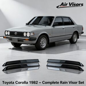 Toyota Corolla 1982 Model – Premium Door Air Visors (Set of 4)