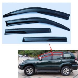 Toyota Land Cruiser Prado J120 (2003–2009) – Door Visor / Rain Visor Set