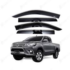 Toyota Hilux Revo 2015–2024 – Door Visor / Rain Visor Set