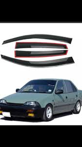 Suzuki Margalla 1990–1998 – Door Visor / Rain Visor (Air Press) Set